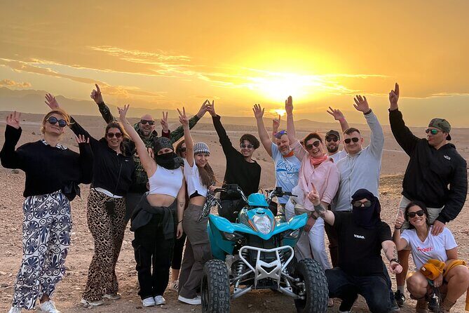Marrakech Agafay Desert Package Quad Bike&Camel POOL Dinner Show. - Key Points