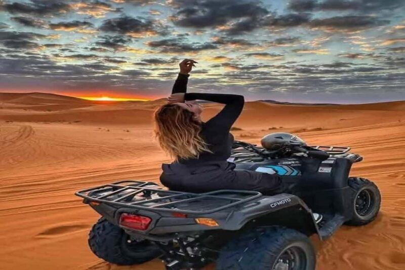 Marrakech: Agafay Desert Quad Biking Tour Camel Rid & Dinner - Key Points