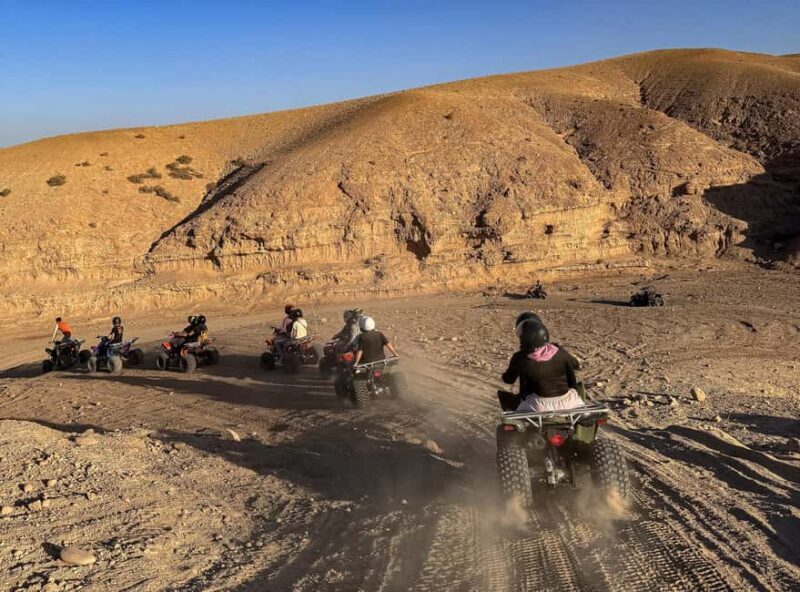 Marrakech: Agafay Desert Quad Tour with Dinner & Show - Visiting a Local Argan Oil Cooperative