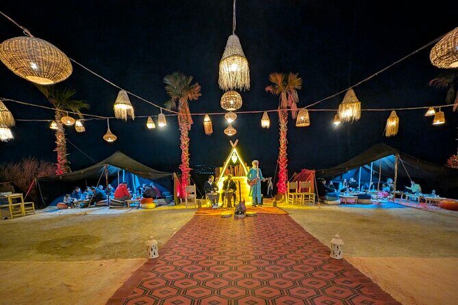 Marrakech Agafay Desert Sunset dinner & show Fire & Berber music - From Marrakech to the Agafay Desert