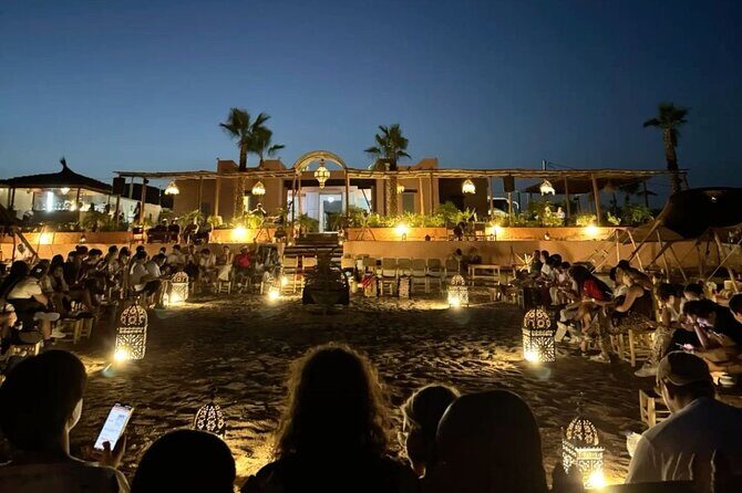 Marrakech Agafay Desert Sunset dinner & show Fire & Berber music - Traditional Moroccan Dinner