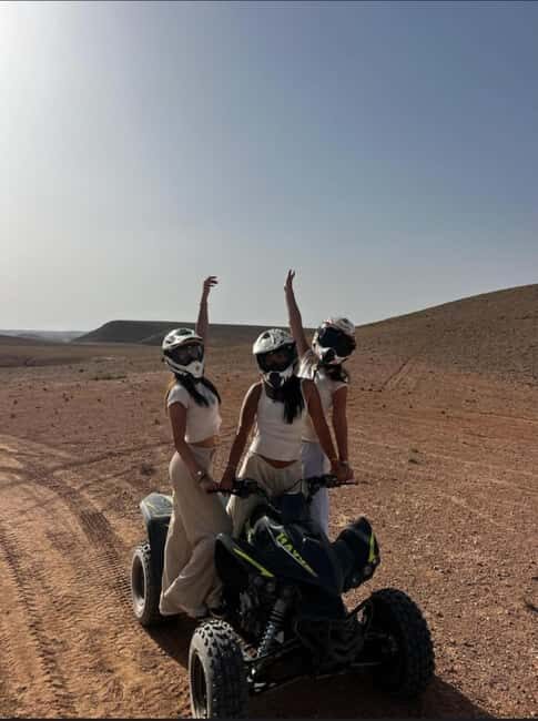 Marrakech: Agafay Desert Tour with Quad, Camel Ride & Dinner - Key Points