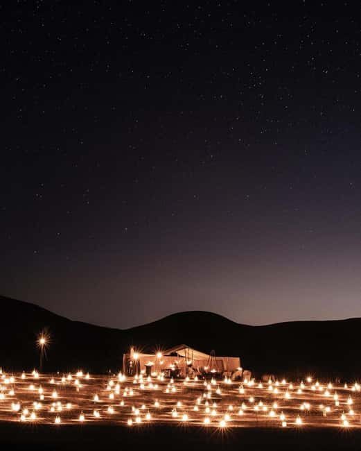 Marrakech: Agafay Desert with Dinner and Camel ride, Show - Sunset in the Agafay Desert