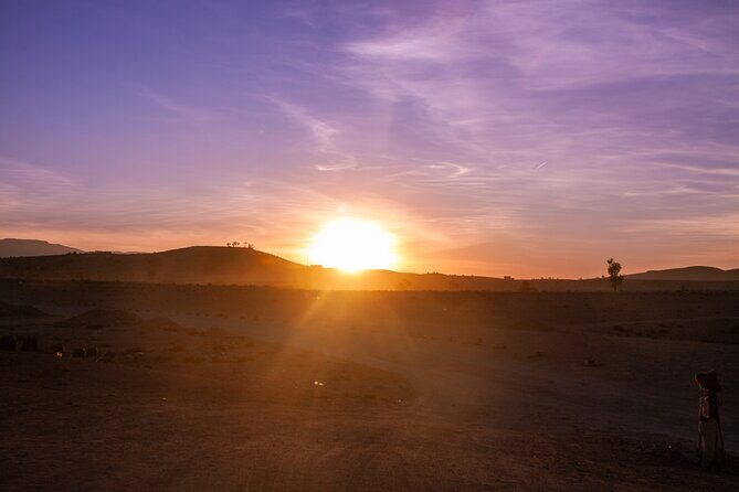 Marrakech Agafay quad bike camel ride with diner music fier show - Key Points
