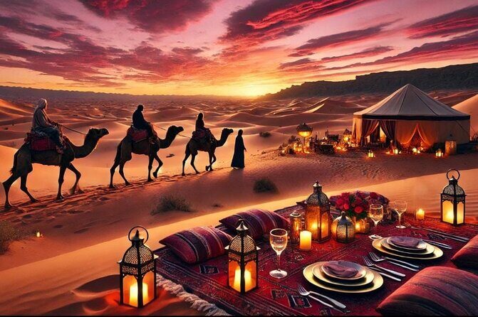 Marrakech Agfay Desert Camel Ride and Dinner Show - Evening Entertainment: Berber Music and Fire Performance