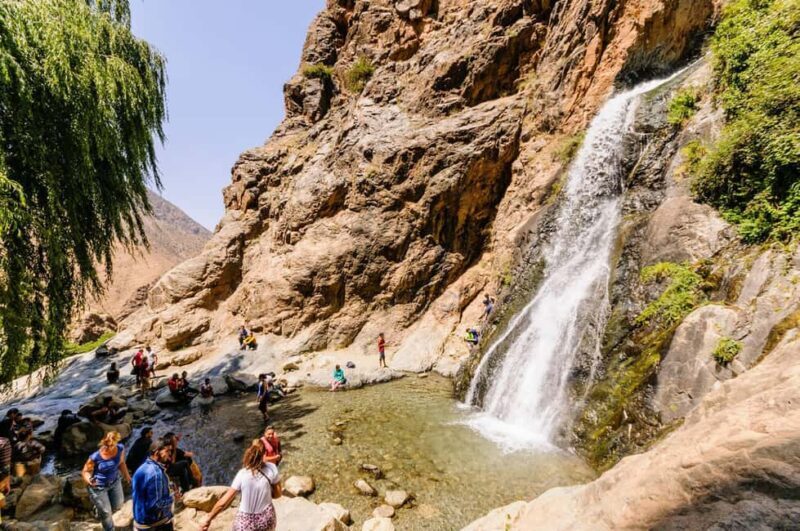 Marrakech: Atlas Mountains & Ourika Waterfalls, Lunch+Guide - Key Points
