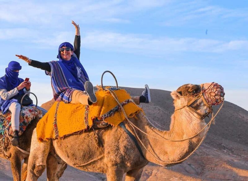 Marrakech: Camel Ride, Dinner, Pool, and Fire Show in Agafay - Key Points