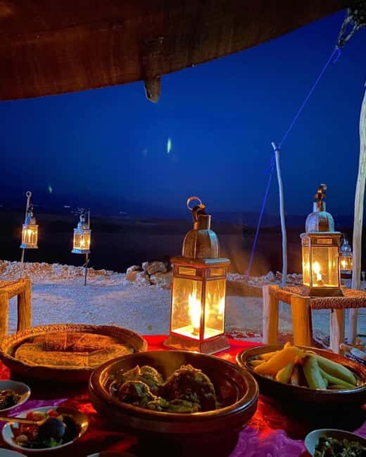 Marrakech: Camel Ride & Sunset Dinner with Fire Show - Key Points