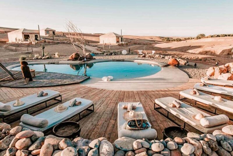 Marrakech: Day Pass In Agafy Desert , Lunch and swiming pool - Marrakech: Day Pass in Agafy Desert, Lunch, and Swimming Pool