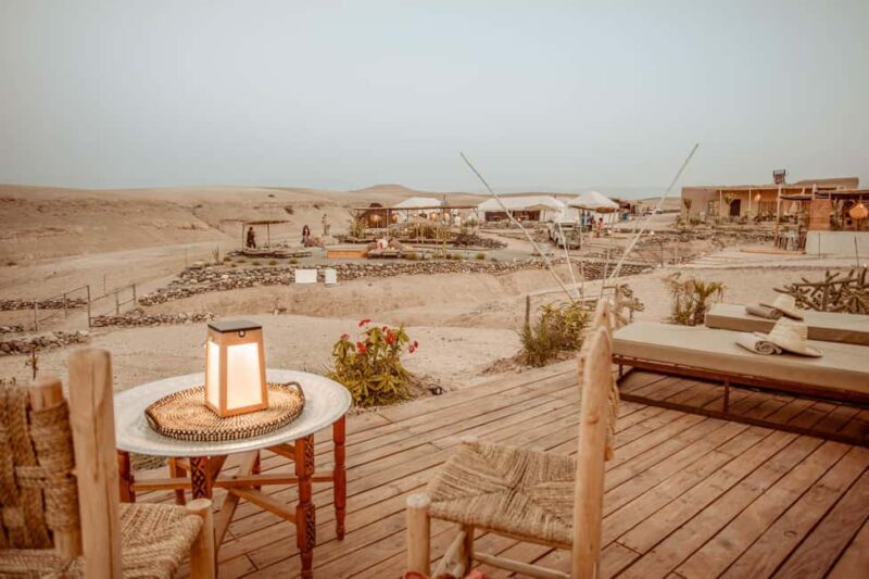 Marrakech: Day Pass In Agafy Desert , Lunch and swiming pool - Key Points