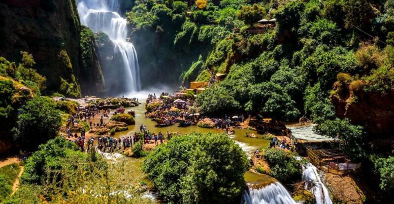 Marrakech: Day Tour to Ouzoud Waterfalls with Boat Trip - Key Points