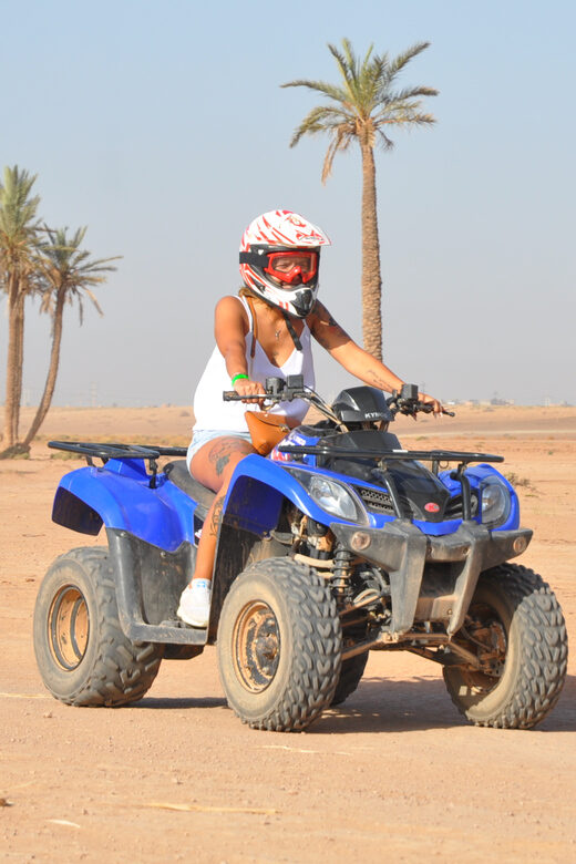 Marrakech: Desert and Palm Grove Quad Tour with Tea - What to Expect From the Tour