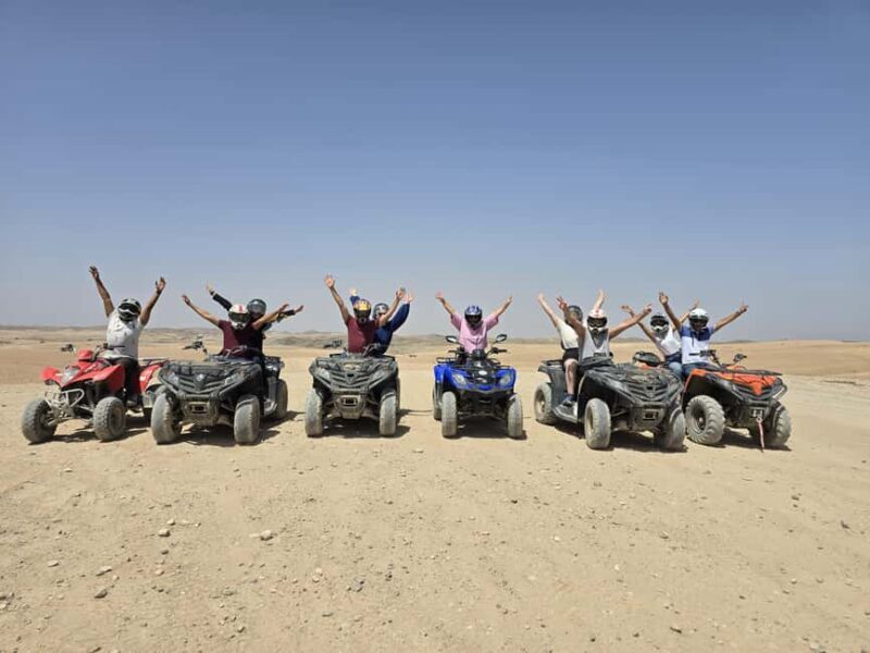 Marrakech: Desert Quad Bike Tour with Tea & Optional Dinner - Key Points