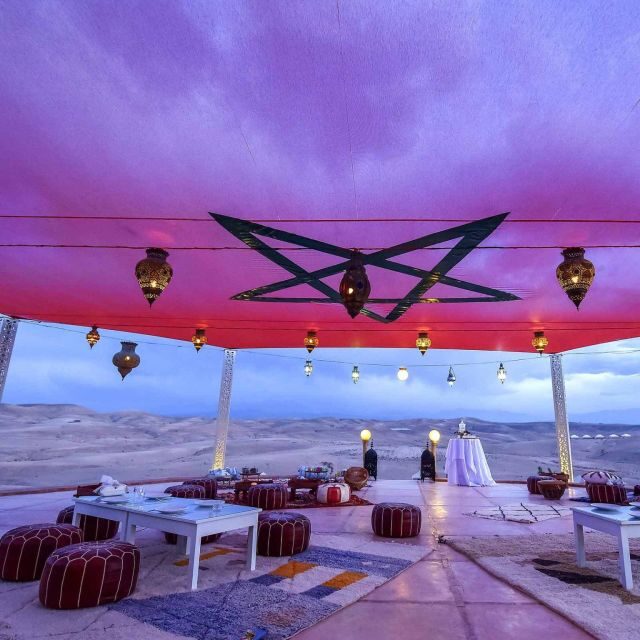 Marrakech : Diner in Agafay Desert with Music & Fire show - Key Points