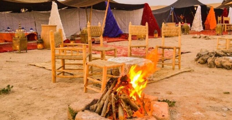 Marrakech: Dinner in Agafay Desert, Fire show & Camel Ride - Sunset and Star Gazing: Nature’s Spectacle