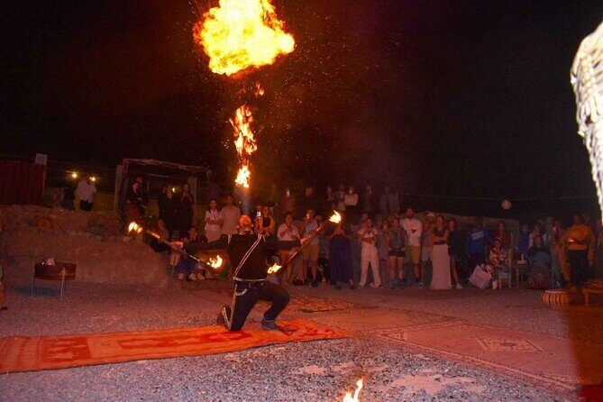 Marrakech: dinner in Agafay desert with a fire show & camel ride - Guides, Safety, and Group Size