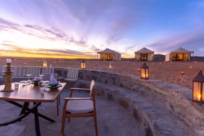 Marrakech Dinner Show Agafay Desert with Camels swiming pool - The Sum Up