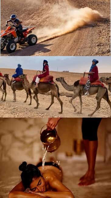 Marrakech: Full-Day Camel Ride, Quad Bike, & Spa Tour - Authentic Moroccan Experiences
