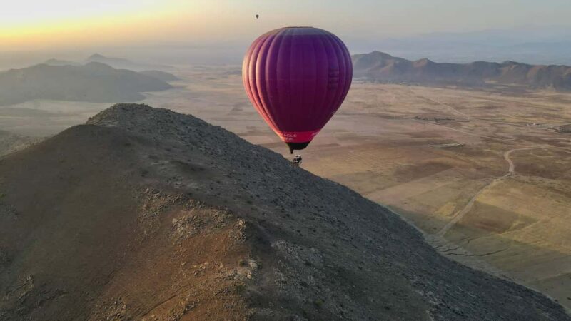 Marrakech: hot-air balloon flight with view of the Atlas Mountains and Berber breakfast - Key Points