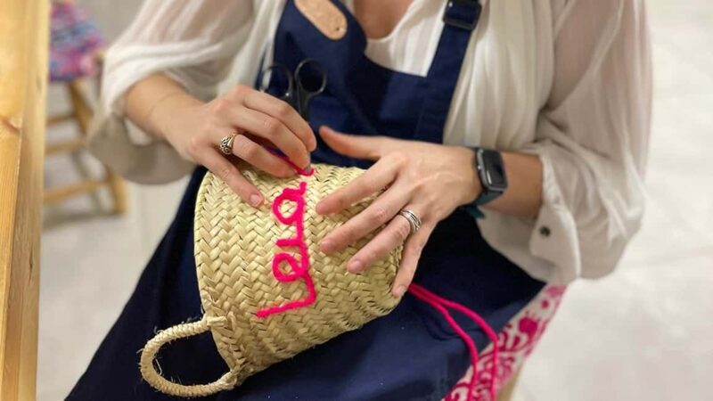 Marrakech Medina Basket Embroidery Workshop - Key Points