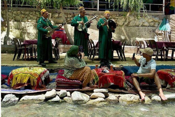 Marrakech: Ourika Valley & Atlas Mountains Shared Trip with lunch - Lunch by the River: A Taste of Moroccan Hospitality