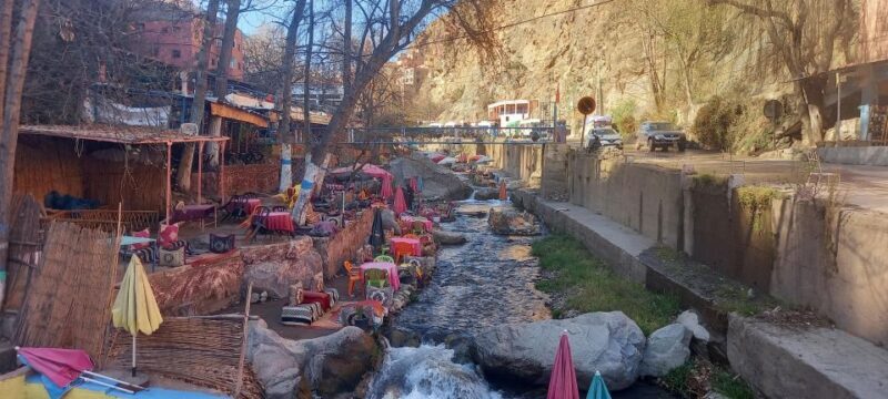 Marrakech: ourika valley Atlas Mountains & Waterfalls Trip - Lunch with a Mountain View