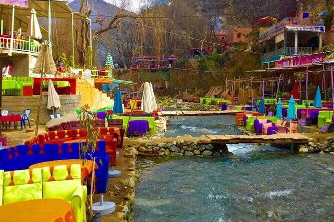 Marrakech: Ourika Valley, Atlas Waterfalls with Guide &Lunch - End of Day & Return to Marrakech