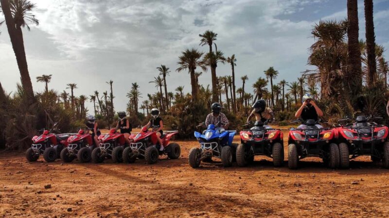 Marrakech: Palmeraie Guided Quad Biking Tour with Tea - Breakdown of the Itinerary