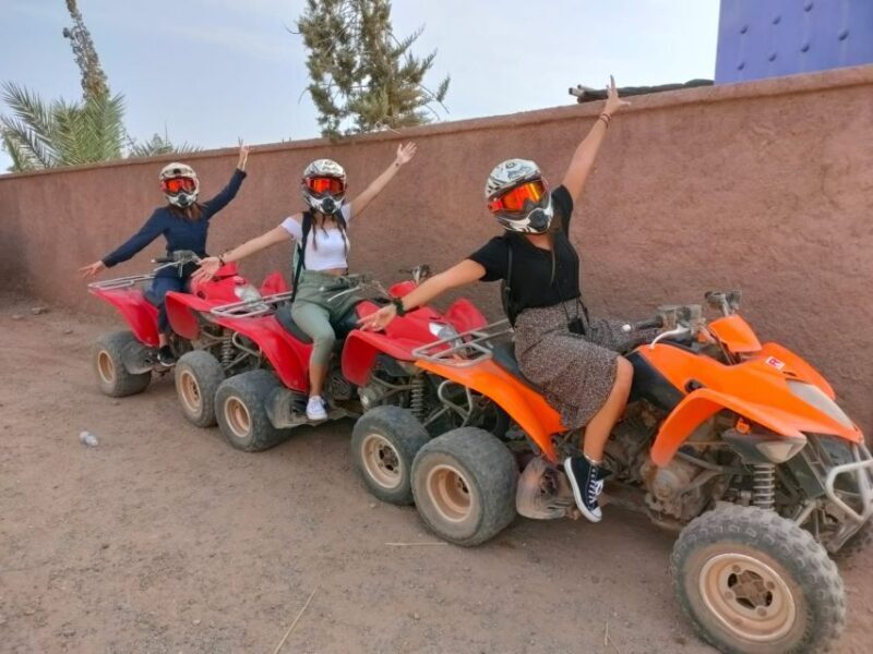 Marrakech: Palmeraie Quad Bike & Traditional Moroccan Spa - Key Points