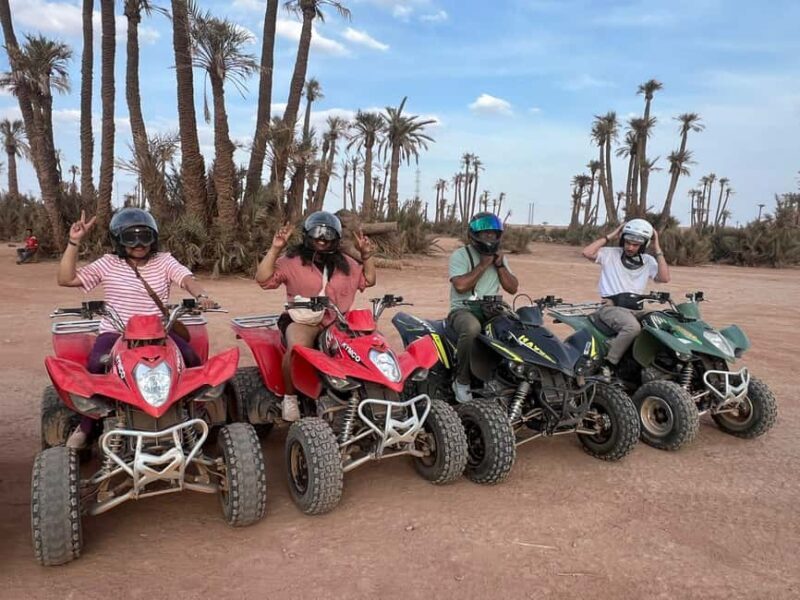 Marrakech: Quad activity in the Palmeraie with Tea break - The Sum Up
