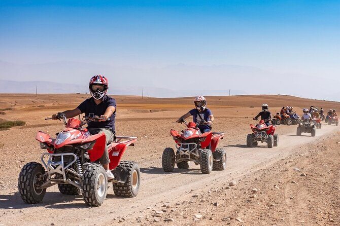 Marrakech Quad Bike Activity in desert palmeraies grove - What the Marrakech Quad Bike Experience Entails