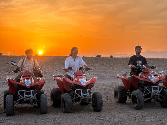 Marrakech: Quad Bike excursion at the sunset with Tea Break - Key Points