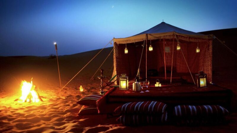 Marrakech: Sunset Dinner in Agafay Desert with Camel Ride - Key Points