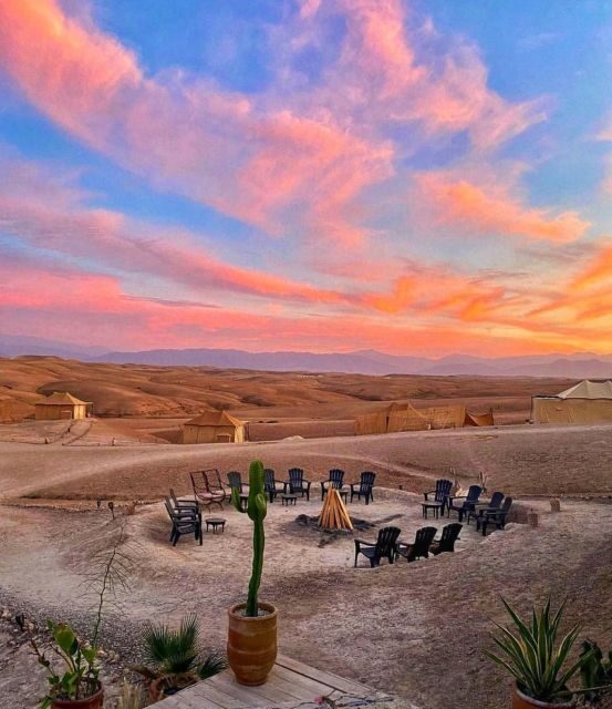 Marrakesh: Agafay Desert Sunset, Camel Ride, and Dinner Show - Dinner and Live Entertainment: Moroccan Hospitality at Its Best
