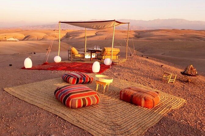 Marrakesh: Sunset Dinner in Agafay Desert with Show & Transfers - What’s Included and What to Expect