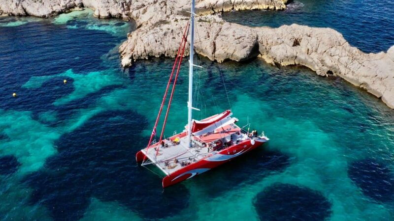 marseille-calanques-catamaran-cruise-with-lunch-wine