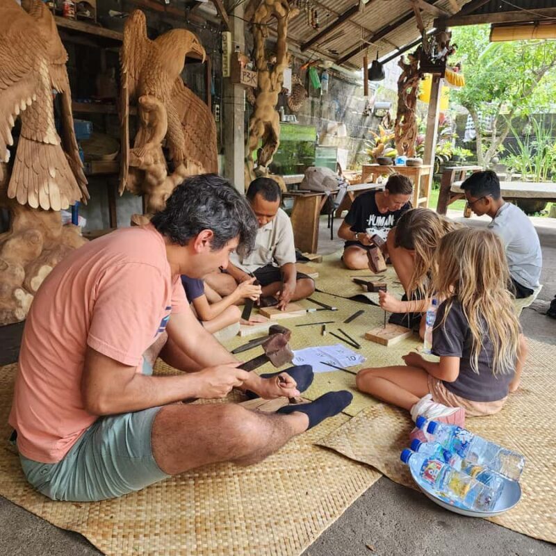 Mas Village Wood Carvings class with Local artist - The Environment and Setting