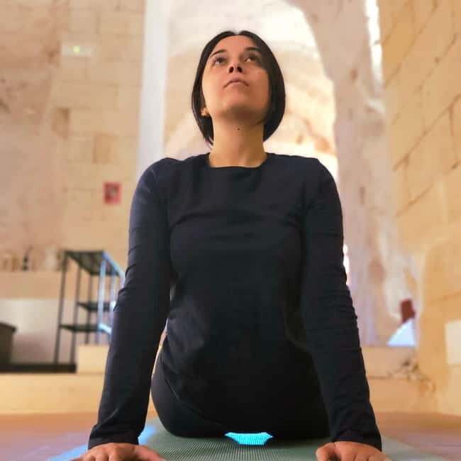Matera: Yoga session in a Sassi cave with Breakfast - The Experience of the Location
