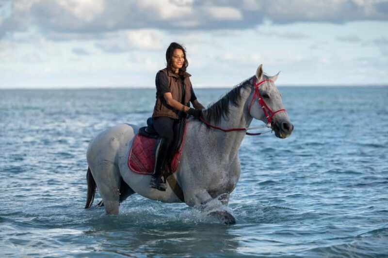 Mauritius: Horse riding on the deserted beach of Riambel - Key Points