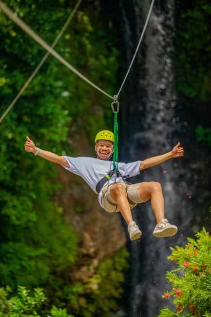 Mauritius: Vallé Advenature Park: Waterfall Zipline - Key Points