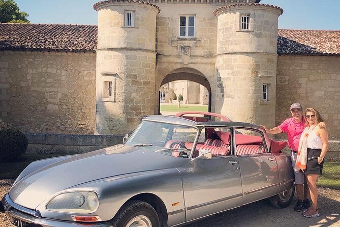 medoc-luxury-wine-trip-from-bordeaux-citroen-ds-limousine-convertible
