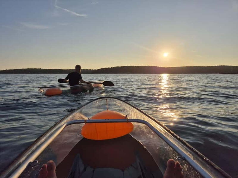 Medulin: Sunset & Night Glow: Transparent Kayak Tour - What to Expect from the Tour