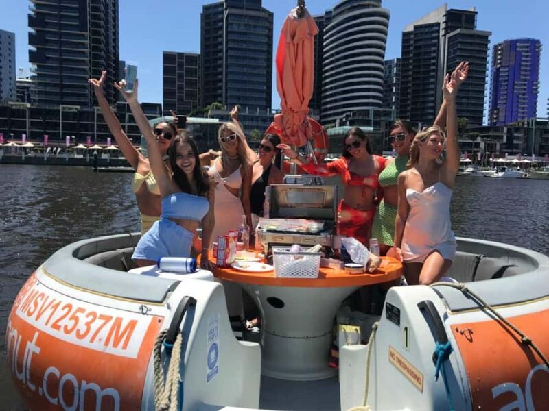 Melbourne: Aqua Donut Self-Drive BBQ Boat Rental - Key Points