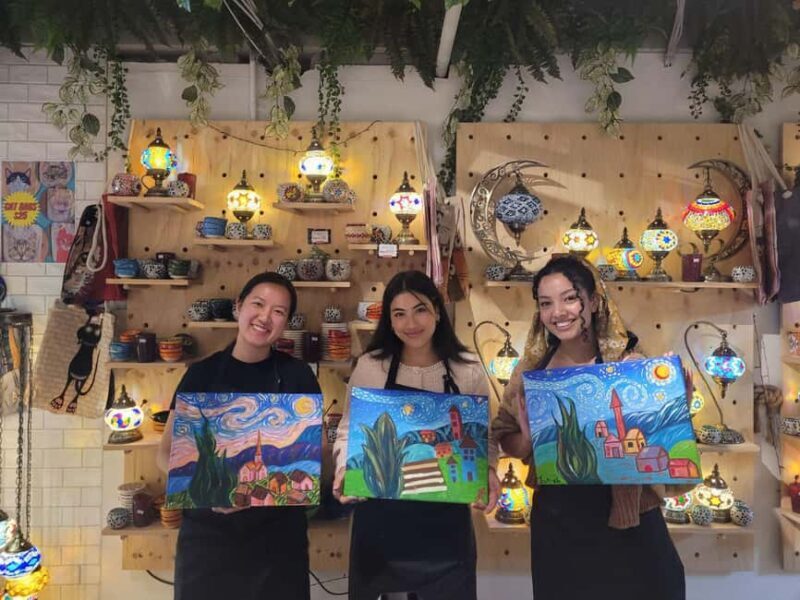 Melbourne: Paint and Sip Classes - Acrylic, Canvas & Wine - What to Expect from the Melbourne Paint and Sip Class