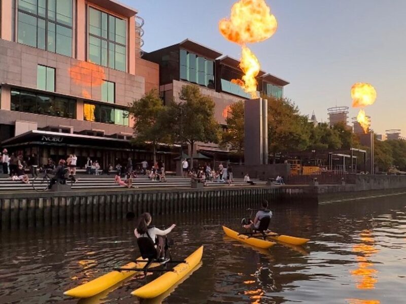 Melbourne: Yarra River Twilight Waterbike Tour - Detailed Breakdown of the Route