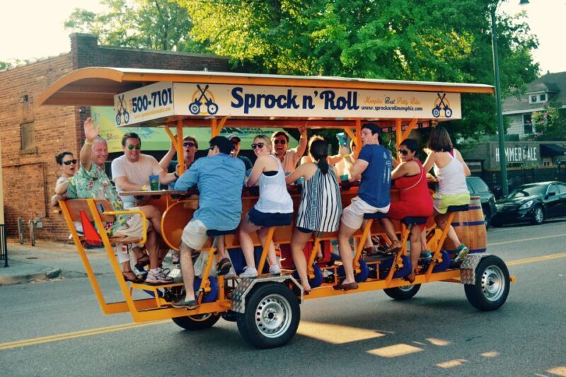 Memphis: Guided Bar Crawl on a Pedal Bike - What to Expect from the Memphis Pedal Bike Bar Crawl
