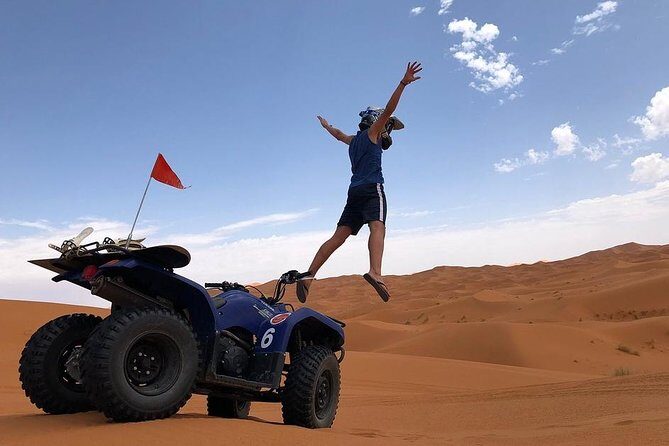 merzouga Desert 1 hour or two hour Quad Bike, and sandboarding - Exploring the Merzouga Desert on a Quad Bike and Sandboarding Tour