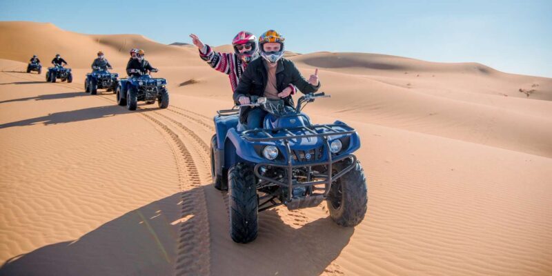 Merzouga Desert Tour, Quad Sandboarding Camel Ride & Dinner - Sunset and Dinner Under the Stars