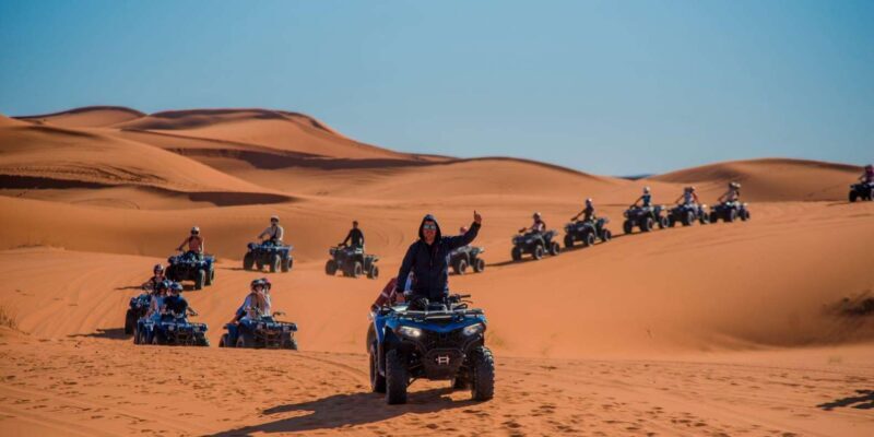 Merzouga Desert Tour, Quad Sandboarding Camel Ride & Dinner - FAQs