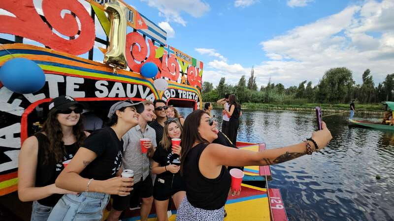mexico-xochimilco-boat-party-with-tequila-shots